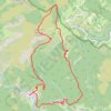 Itinéraire Le sentier des mouflons à Nébuzon Croix de Marcou, distance, dénivelé, altitude, carte, profil, trace GPS