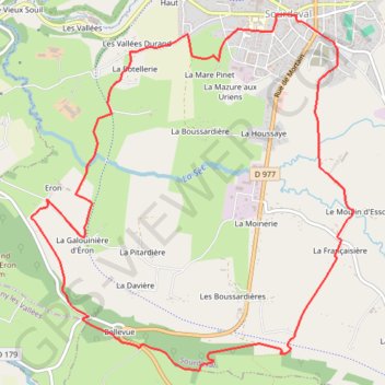 Itinéraire Bellevue, distance, dénivelé, altitude, carte, profil, trace GPS