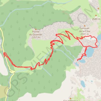 Itinéraire 2021 08 27 lacs de Vent Christian, distance, dénivelé, altitude, carte, profil, trace GPS