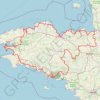 Itinéraire Tro Breizh 2021, distance, dénivelé, altitude, carte, profil, trace GPS