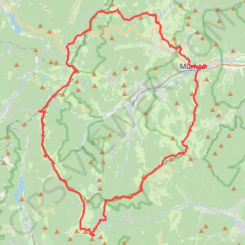 Itinéraire Tour des Hautes Vosges, distance, dénivelé, altitude, carte, profil, trace GPS