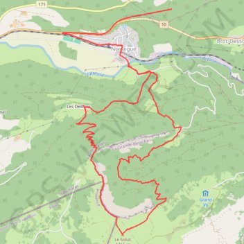Itinéraire Le Creux du Van, distance, dénivelé, altitude, carte, profil, trace GPS