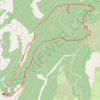 Itinéraire Au dessus de Saumane-de-Vaucluse, distance, dénivelé, altitude, carte, profil, trace GPS