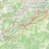 Itinéraire Monts à Monts - Besançon, distance, dénivelé, altitude, carte, profil, trace GPS