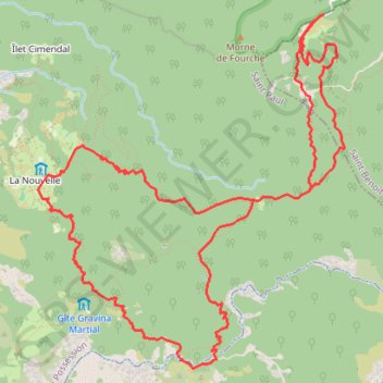 Itinéraire Le Haut Mafate, distance, dénivelé, altitude, carte, profil, trace GPS