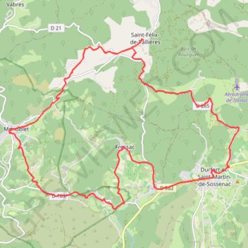 Itinéraire trace, distance, dénivelé, altitude, carte, profil, trace GPS