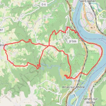 Itinéraire le-grand-8-ozon, distance, dénivelé, altitude, carte, profil, trace GPS
