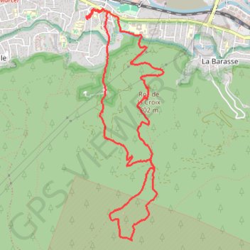 Itinéraire La Vigie par la Croix et la Source retour vallon de la Vigie, distance, dénivelé, altitude, carte, profil, trace GPS