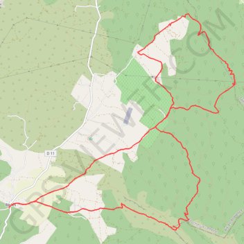 Itinéraire La Montagne de Vautubière et la colline du Peycail, distance, dénivelé, altitude, carte, profil, trace GPS