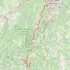 Itinéraire Doortocht Vercors, distance, dénivelé, altitude, carte, profil, trace GPS