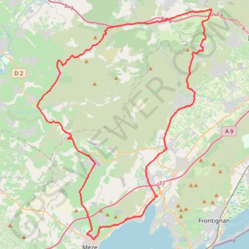 Itinéraire Bel air, distance, dénivelé, altitude, carte, profil, trace GPS