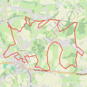 Itinéraire dernière version utc-20111953, distance, dénivelé, altitude, carte, profil, trace GPS