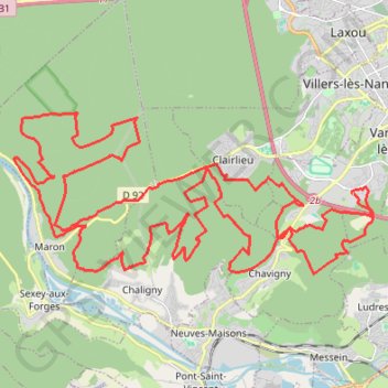 Itinéraire Parcours VTT - 56 km, distance, dénivelé, altitude, carte, profil, trace GPS