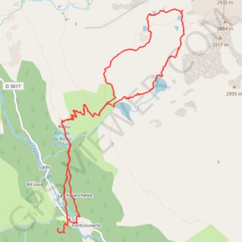 Itinéraire Lacs de la gardiole, distance, dénivelé, altitude, carte, profil, trace GPS