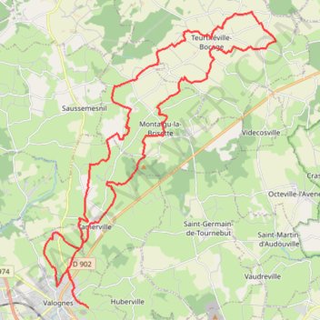 Itinéraire 2 - VTT RA 40.25 ok, distance, dénivelé, altitude, carte, profil, trace GPS