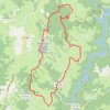 Itinéraire Les Combrailles - La Mazière, distance, dénivelé, altitude, carte, profil, trace GPS