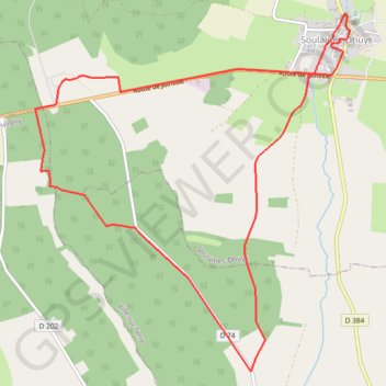 Itinéraire Promenade de la Dhuys, distance, dénivelé, altitude, carte, profil, trace GPS