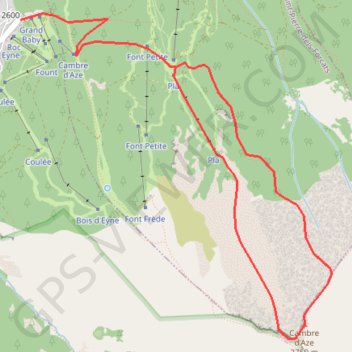 Itinéraire Cambre d'Ase, distance, dénivelé, altitude, carte, profil, trace GPS