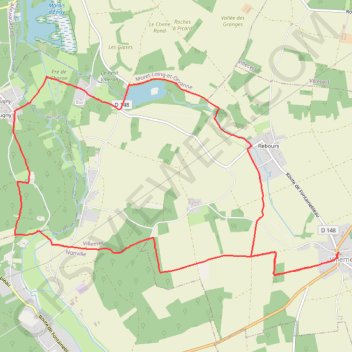 Itinéraire Autour de Villemer, distance, dénivelé, altitude, carte, profil, trace GPS