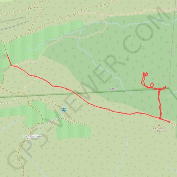Itinéraire La Meulière d'ALBAS, distance, dénivelé, altitude, carte, profil, trace GPS