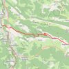 Itinéraire roquexixade_foie, distance, dénivelé, altitude, carte, profil, trace GPS