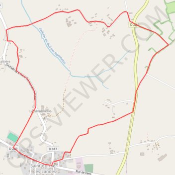 Itinéraire Sur les pas des cloutiers - Saint-Cornier-des-Landes, distance, dénivelé, altitude, carte, profil, trace GPS