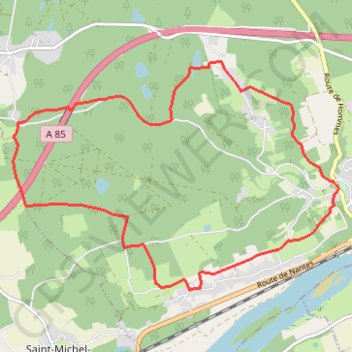 Itinéraire Rando Gadoue Circuit pédestre, distance, dénivelé, altitude, carte, profil, trace GPS