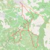 Itinéraire 34-487, distance, dénivelé, altitude, carte, profil, trace GPS