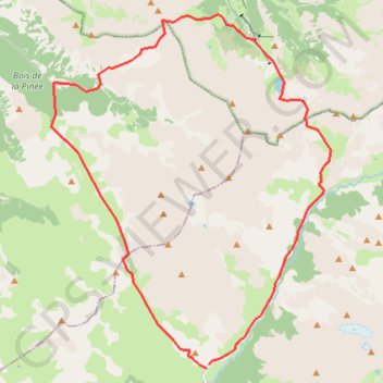 Itinéraire Pic N de la Font Sancte, distance, dénivelé, altitude, carte, profil, trace GPS