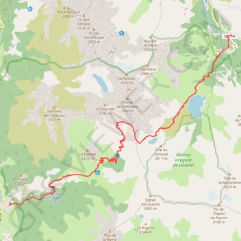 Itinéraire Valbonnais-Venosc, distance, dénivelé, altitude, carte, profil, trace GPS