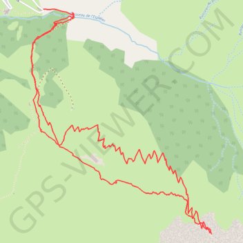 Itinéraire Le Rocher Rond - Lavaldens, distance, dénivelé, altitude, carte, profil, trace GPS