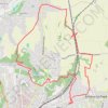 Itinéraire Course autour rillieux, distance, dénivelé, altitude, carte, profil, trace GPS