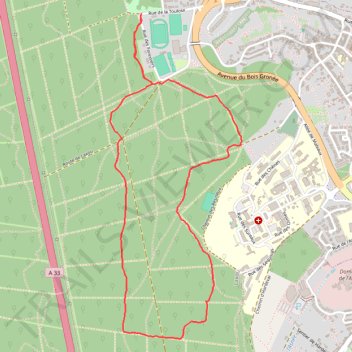 Itinéraire Sapinière, distance, dénivelé, altitude, carte, profil, trace GPS