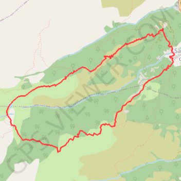 Itinéraire Chapelle Sant'Eliseu, des espaces montagnards aux sentiers de bergers, distance, dénivelé, altitude, carte, profil, trace GPS
