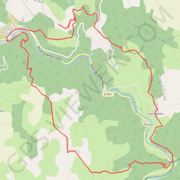 Itinéraire Boucle de La Roque-Sainte-Marguerite, distance, dénivelé, altitude, carte, profil, trace GPS