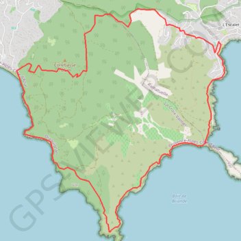 Itinéraire Le cap lardier, distance, dénivelé, altitude, carte, profil, trace GPS