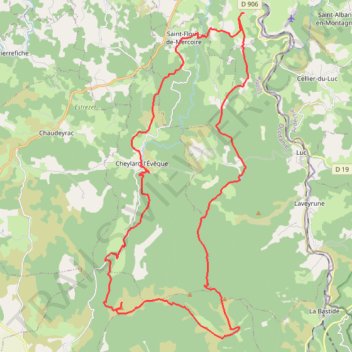 Itinéraire Langogne La Gardille bis-21357349, distance, dénivelé, altitude, carte, profil, trace GPS