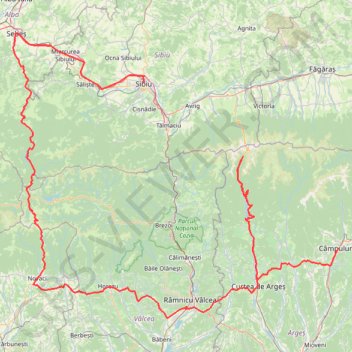 Itinéraire 33-0 Casa Baciu à 35 Casa Continentelor, distance, dénivelé, altitude, carte, profil, trace GPS