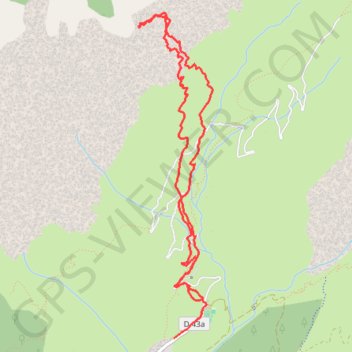 Itinéraire Rochers Motas, SE (Belledonne), distance, dénivelé, altitude, carte, profil, trace GPS