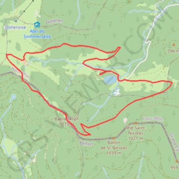 Itinéraire Lachtelweiher, distance, dénivelé, altitude, carte, profil, trace GPS