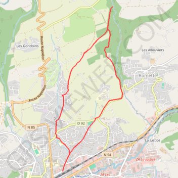 Itinéraire Lac des Jaussaud, distance, dénivelé, altitude, carte, profil, trace GPS