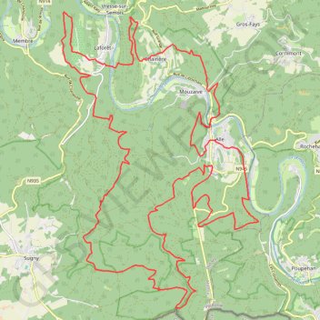 Itinéraire Alletante sans bouillon 44km, distance, dénivelé, altitude, carte, profil, trace GPS