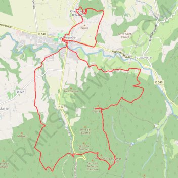 Itinéraire La Begude, distance, dénivelé, altitude, carte, profil, trace GPS