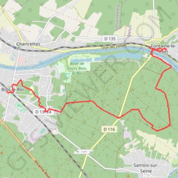 Itinéraire Le Bois de Courbuisson, distance, dénivelé, altitude, carte, profil, trace GPS