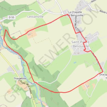 Itinéraire Le chemin des frenettes, distance, dénivelé, altitude, carte, profil, trace GPS