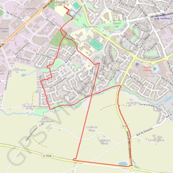 Itinéraire Rando J23 15 dec 7km-15926978, distance, dénivelé, altitude, carte, profil, trace GPS