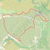 Itinéraire Au dessus du Causse de La Coquille, distance, dénivelé, altitude, carte, profil, trace GPS