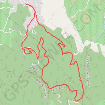Itinéraire Bois du Mas de Rouvier à Vénéjan, distance, dénivelé, altitude, carte, profil, trace GPS