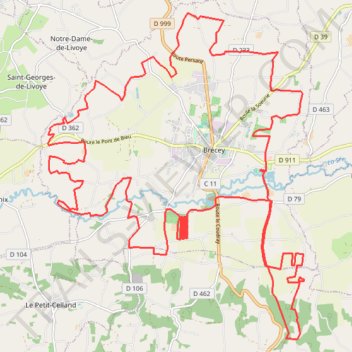 Itinéraire BOUCLE JAUNE, distance, dénivelé, altitude, carte, profil, trace GPS