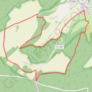 Itinéraire Le Signal de Saint-Lôup-sur-Aujon, distance, dénivelé, altitude, carte, profil, trace GPS